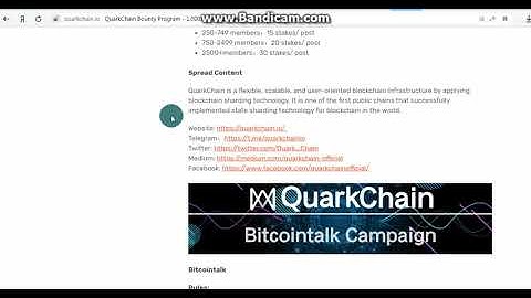 Bounty QuarkChain (QKC)