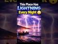 “This Place Has Lightning Every Night ⚡😳”#shorts #viral #facts #lightning never stops