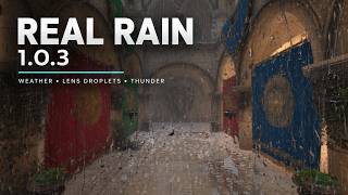 Real Rain 1.0.3 - Rain, Lens Droplets and Three Weather Presets for Unity