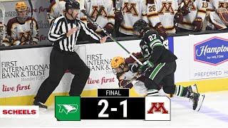 UND Hockey | Highlights vs. No. 1 Minnesota | 10.21.23