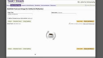 Tutorial for Taskstream