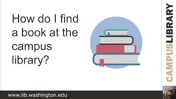 How do I find a book at the Campus Library?