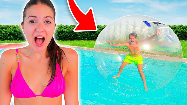 COMPRO una PALLA GIGANTE per CAMMINARE IN PISCINA!!