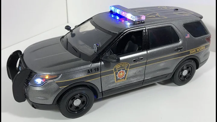 1/18 Pennsylvania State Police Ford Explorer with Working Lights and Siren (RENEWED CUSTOM ORDER)