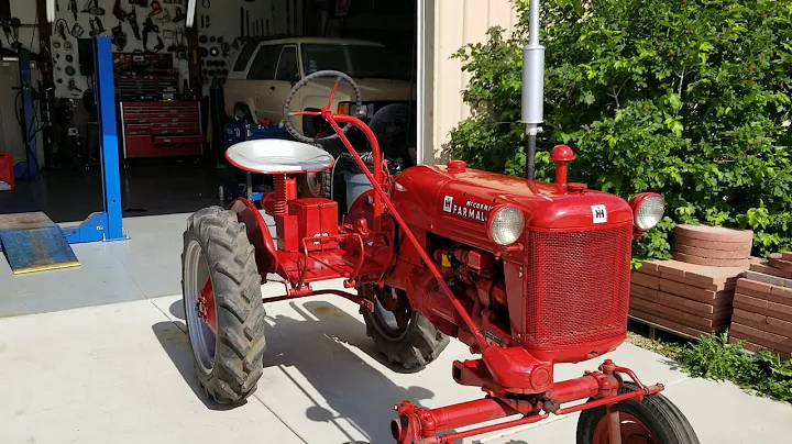 First drive of the Farmall Cub my Grandfather bought new in 1952 after years of sitting idle