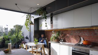 An Architect's Own Compact Apartment Filled With Warmth and Honest Materials