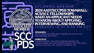 AAST/SCCPDS Townhall: What An Applicant Needs To Know About Applying, Interviewing, and Ranking