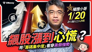 權證小哥｜飆股漲到心慌？用「籌碼集中度」看穿真假強勢：這幾檔是在「實漲」還是「虛拉」？