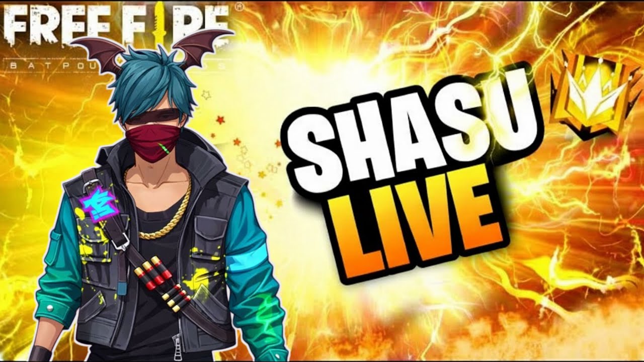 SHASU ON LIVE FREE FIRE 🔥
