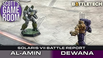 BattleTech Solaris VII Battle Report: Al-Amin vs Dewana