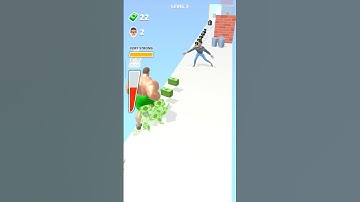 MUSCLE RUSH💪 part1#shorts #mobilegaming  #viralgaming  #rushgaming #rushgameplay #gaming #games