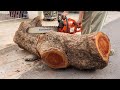 Unique Furniture Production Ideas Made From Tree Trunks And Logs // Rustic Outdoor Table Easy To Do