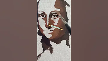 Drawing The Mona Lisa Monalisa Drawing Art Shorts 