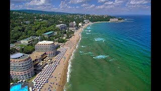 Slanchev Den(Sunny Day resort) Bulgaria by Drone, 4K