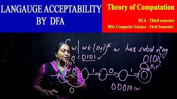 Deterministic Finite Automata- Part 2 | Language Acceptability by DFA | Christ Opencourseware