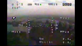 Mini Skywalker Fight test 29 w/ minimOSD and Multiwii stabilization func.