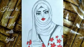 رسم بنات / رسم بنات كيوت/رسم بنت محجبة بطريقة سهلة وبسيطة /رسومات بنات سهلة