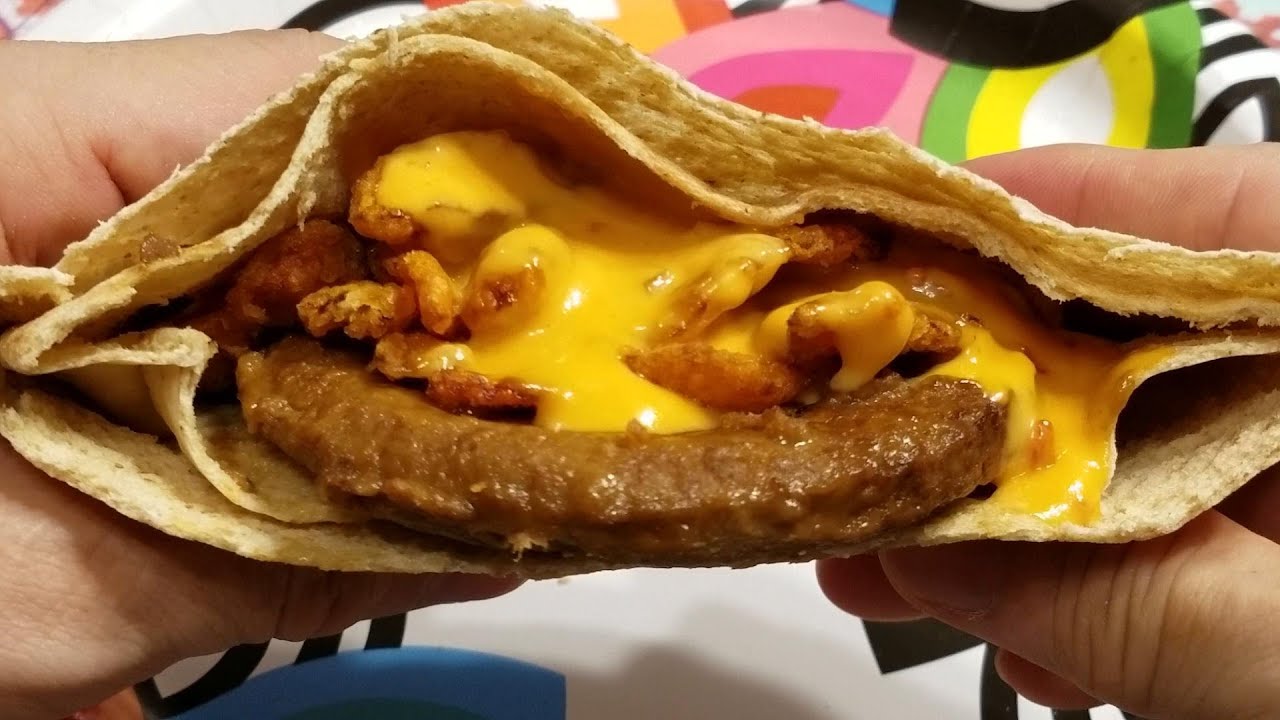 eat TVP Meatless Burger in Pita Bread Pocket Loma Linda Canned Prime