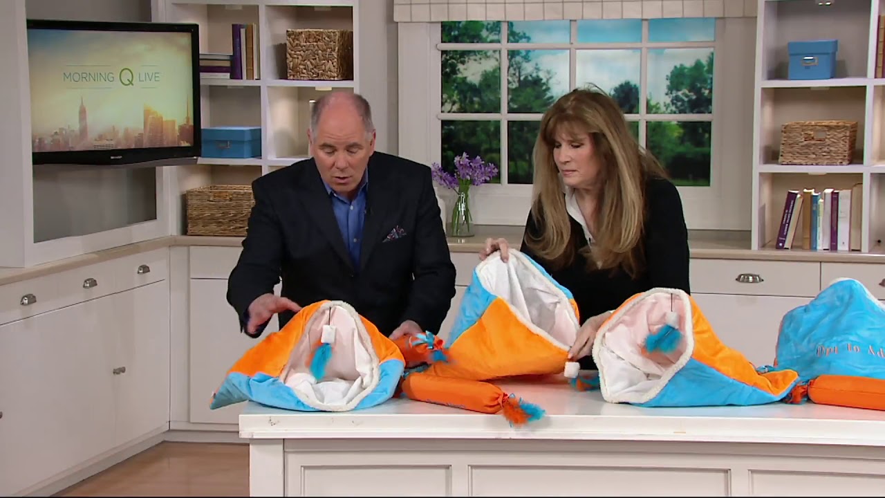 Jill Rappaport's Cat Crinkle Sack & Kuddler Cat Toy on QVC YouTube