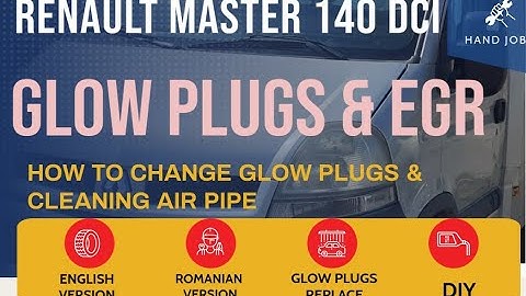 How to change glow plugs on a Renault Master 140 dci. Engine type ZD 3 A 202 - Nissan Patrol engine.