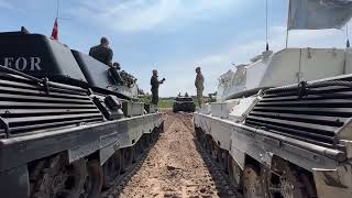 Leopard 1 tank - 10 cylinder 37,4 liter 830 hp - The best Sound
