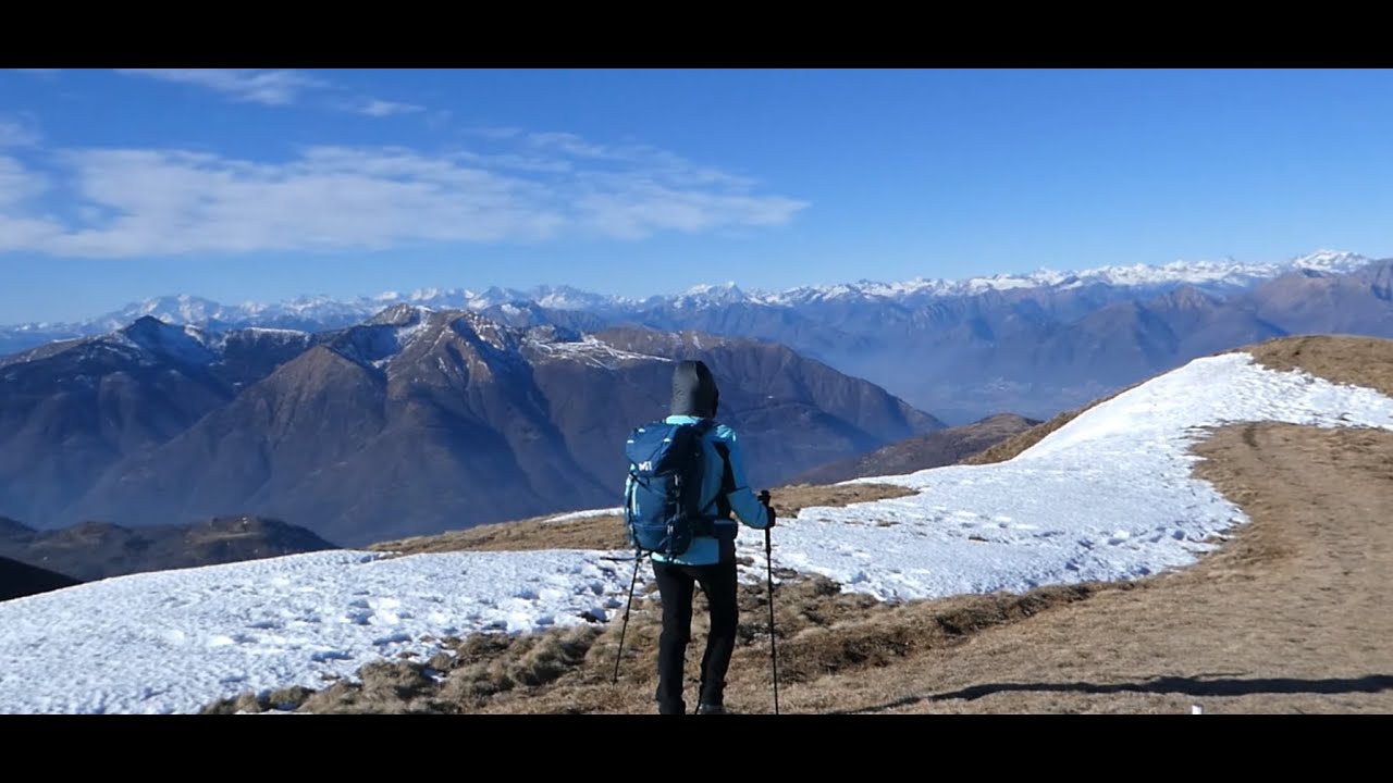 Monte Bar invernale giro anello 23 Gennaio 2022