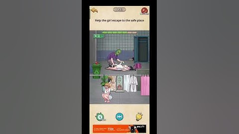 Nightmare Puzzles Level 43#help the girl escape to the safe place #gameplay 🎮 walkthrough solution.