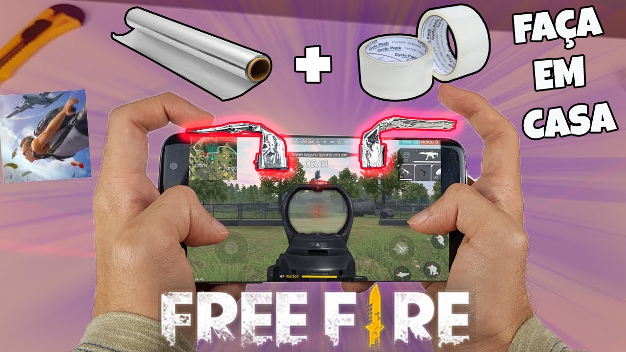 Como Fazer Gatilhos Para Free Fire Em Casa Muito Simples Youtube