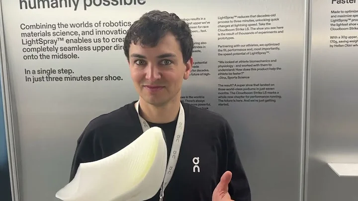 The Evolution of ON Running LightSpray & Robot Made Shoe in 3 minutes!