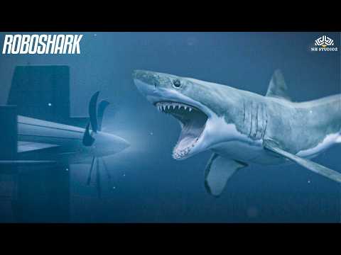 😱 पानी से निकला डरावना 🦈 Roboshark | Roboshark (2015) Horror Scene | Hollywood Hindi Dubbed 🎬