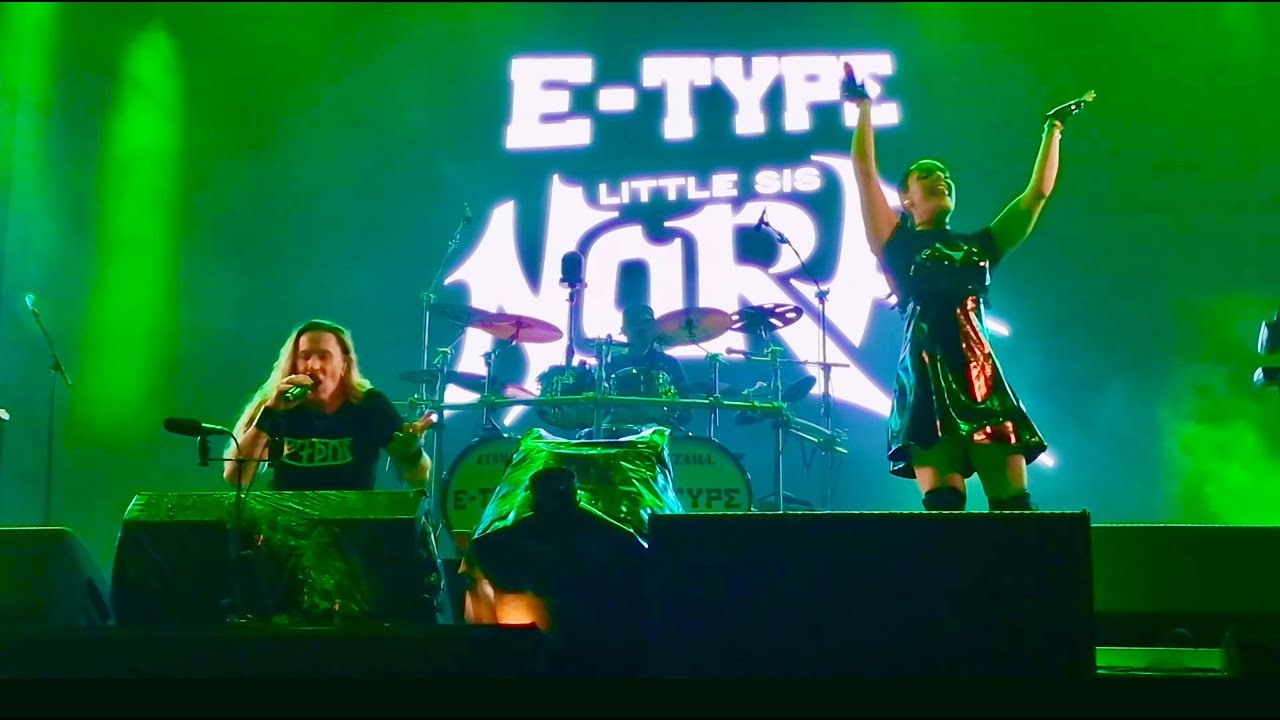 [4K] E-TYPE & Little Sis NORA -TECHNO TOWN - GRÖNA LUND STOCKHOLM 11.9.2025
