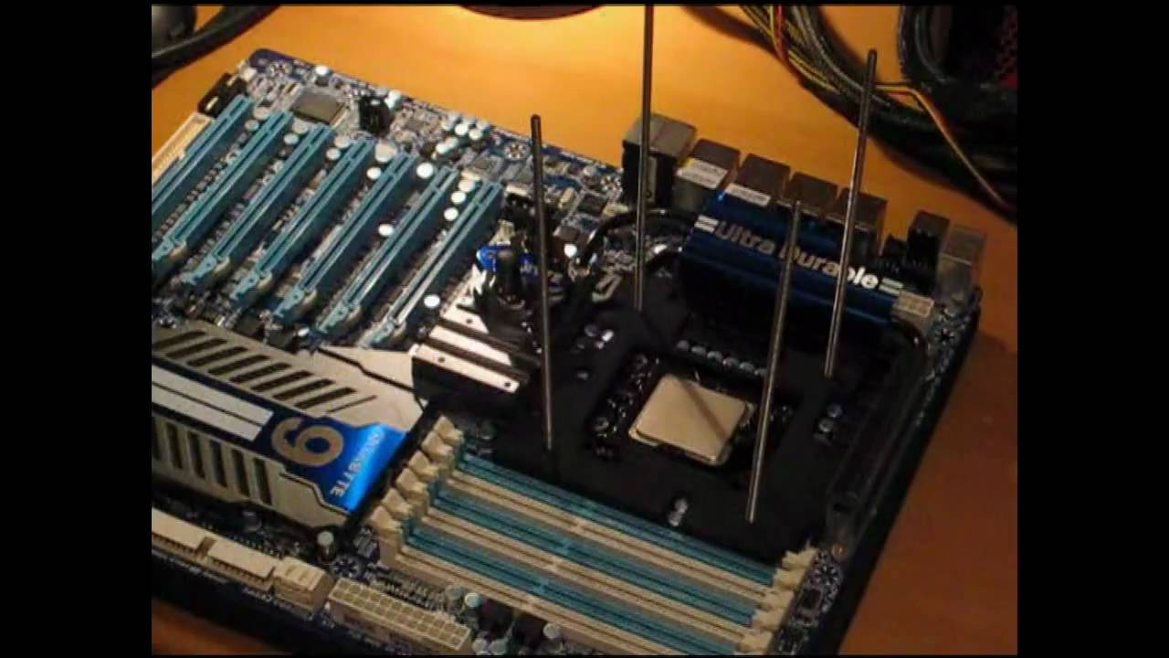 Overclocking the GIGABYTE GA-X58A-UD9 + Core i7-980X with LN2 by