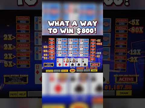 Couldn't do this again if I tried! 🤑 🤑 Thank you lucky 5's!  #videopoker #casinos