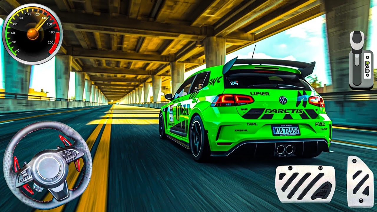 Insane High-Speed Racing Under City Bridge | Ultra Realistic Driving Game