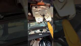 How to fix Tesla Model S Trunk Latch