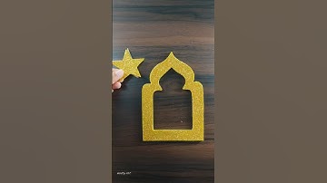 Diy Ramadan mubarak craft#ramadan mubarak 2023 #shorts