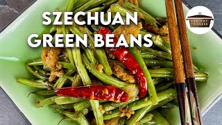 Vegan Stir Fried Green Beans - Szechuan Style Resimi