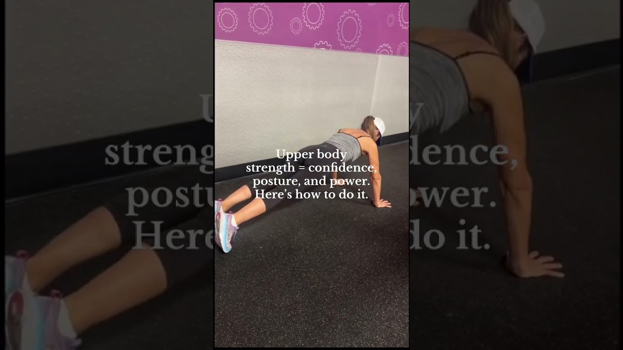 Upper body strength = confidence, posture, and power. Here's how to do it.