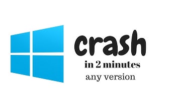 How to crash any windows machine / pc ( no hacking required - fork bomb )