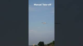 Manual Take-off - Nitro Powered Airplane #NitroPlane#ArduPilot#RCAirplane#FixedWing #DroneTech
