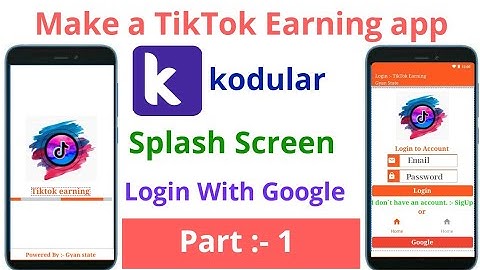 TikTok Earning App in kodular, Appybuilder, Casagbic, block2Code, in Hindi || Earn daily 100$||