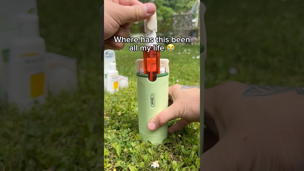 One bottle does it all 🤭 #travel #gadgets #shower #shampoo