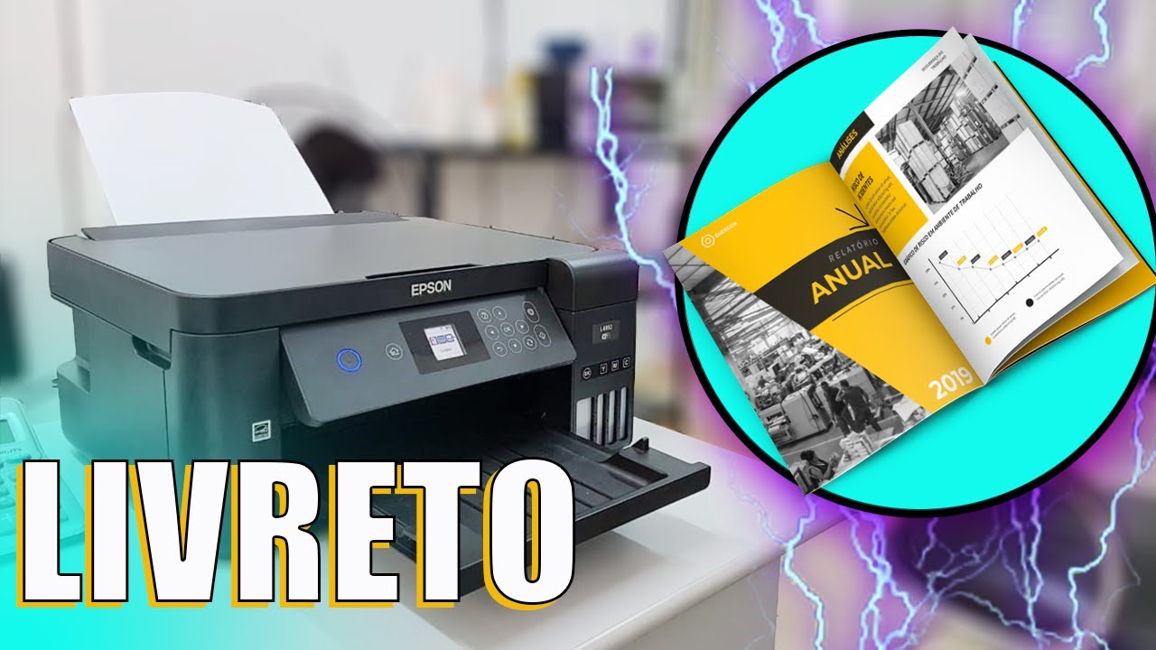 EPSON L4160 - IMPRIMINDO LIVRETO DE FORMA CERTA *vídeo completo sem ...