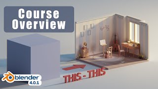 Isometric Scene Creation Masterclass Course Overview | Blender 3d