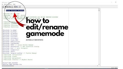 GTA SAMP TUTORIAL: HOW TO EDIT/RENAME GAMEMODE AND HOW TO PUT IT IN PANEL
