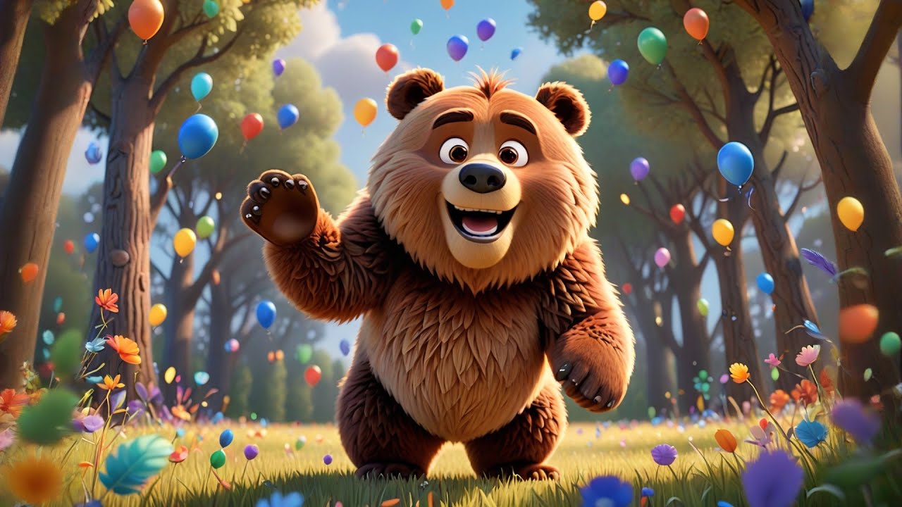 Four Snoring Bears Nap in a Row | Bear Song for Kids | Baby Songs & Preschool Rhymes