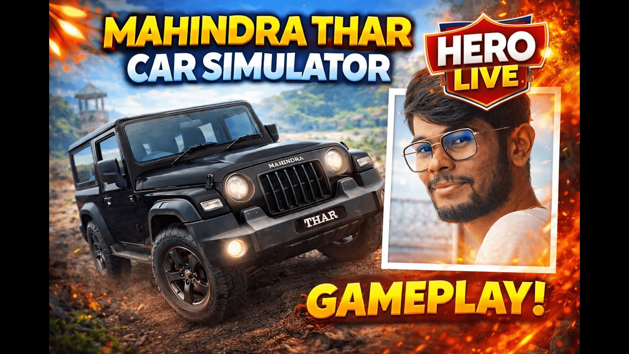 🔴 LIVE STREAM | Mahindra Thar Offroad Simulator 🔥
