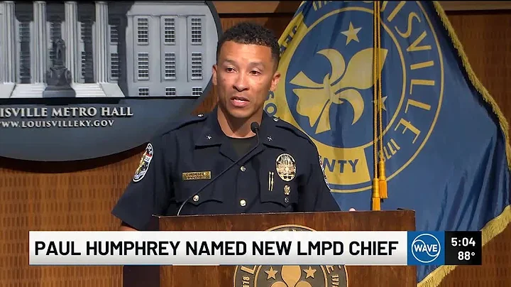 Paul Humphrey selected to lead as chief of Louisville Metro Police Department