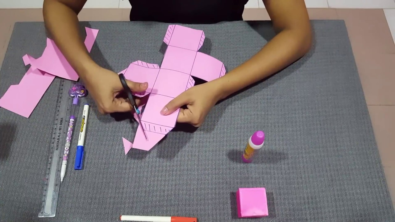 How To Make 3d Cube With Chart Paper