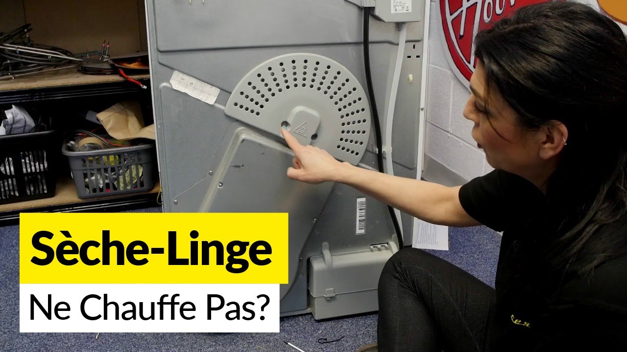 Pourquoi le sèche-linge ne chauffe pas ? - SOS Accessoire